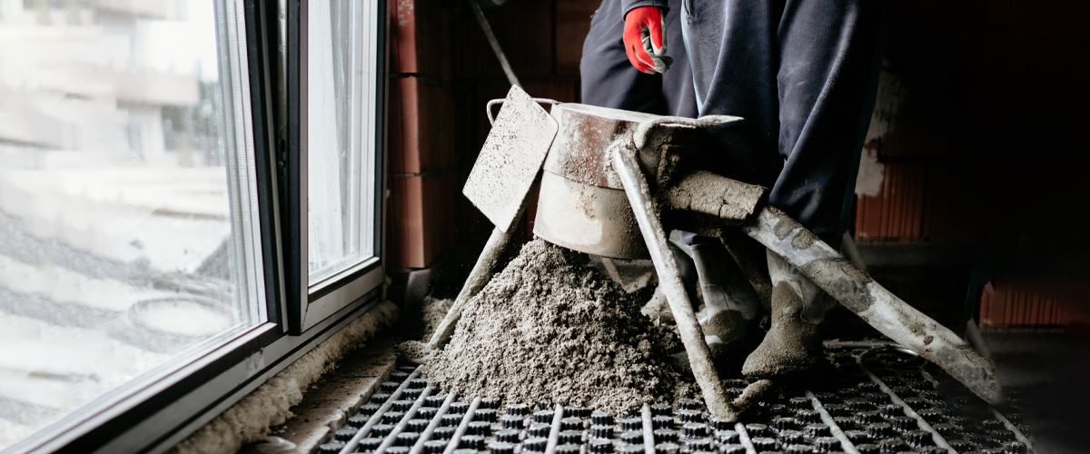 zandcement afwerkvloer